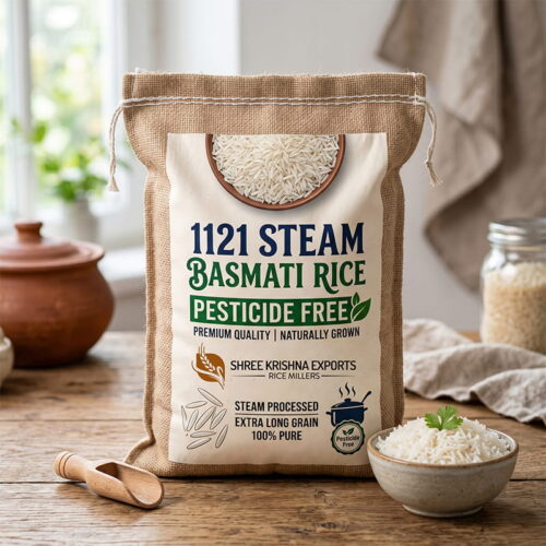 1121 Steam Basmati Pesticide Free Rice