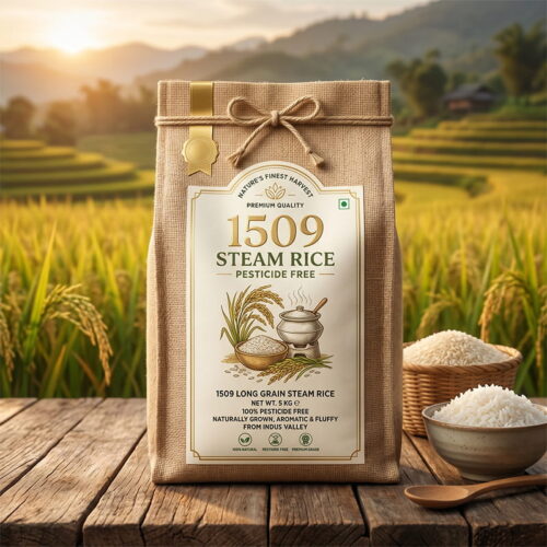 1509 Steam Pesticide Free Rice