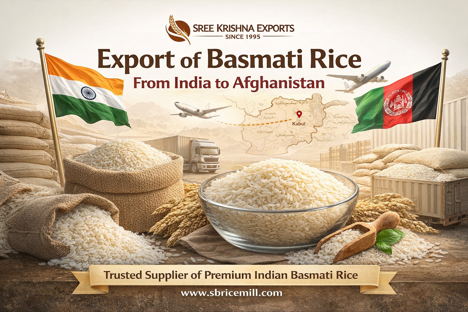Export of Basmati Rice From India to Afghanistan