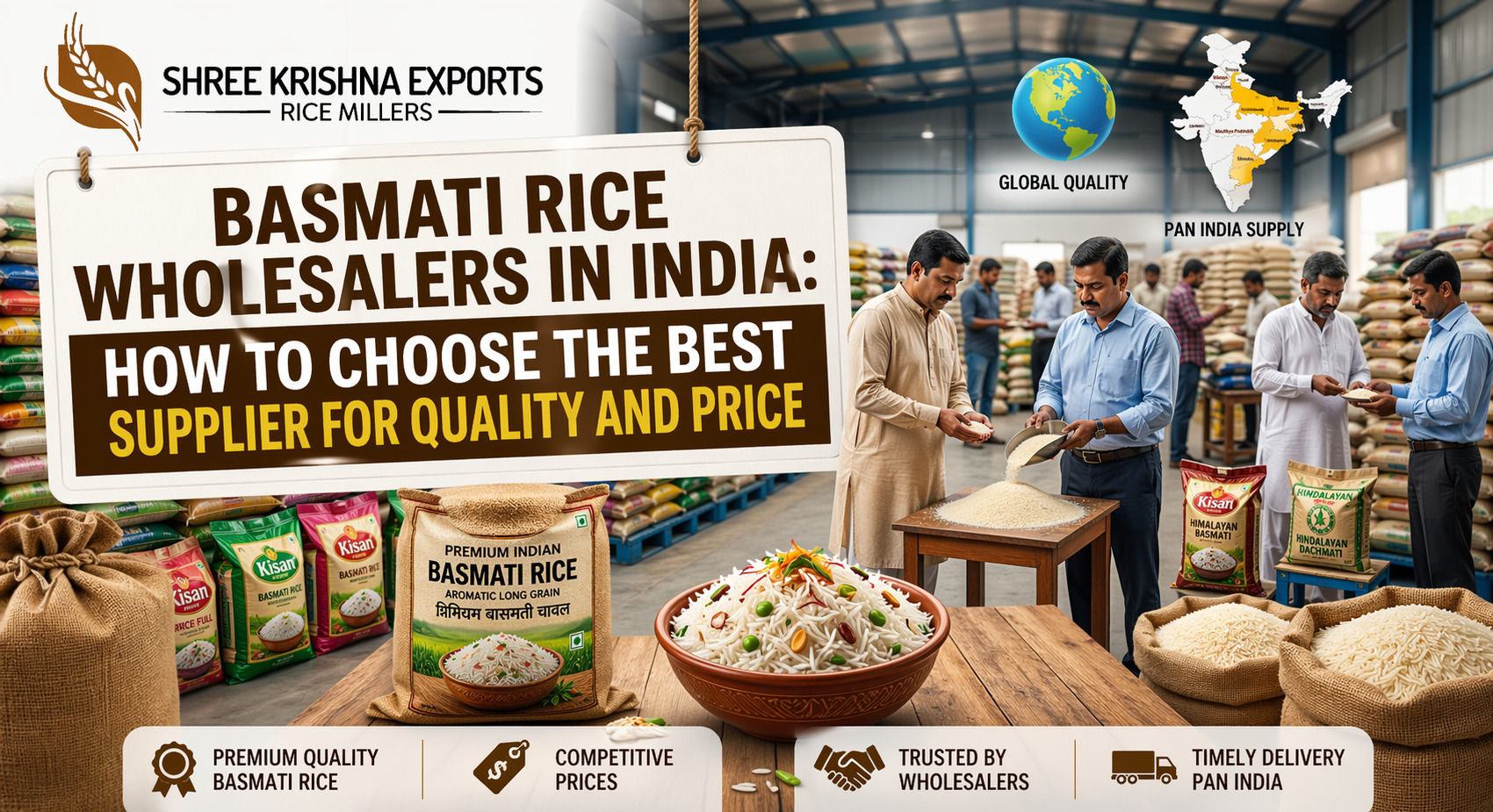 Basmati Rice Wholesalers in India