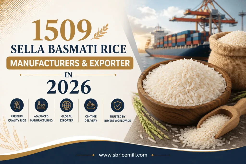 1509 Sella Basmati Rice Manufacturers & Exporter in 2026