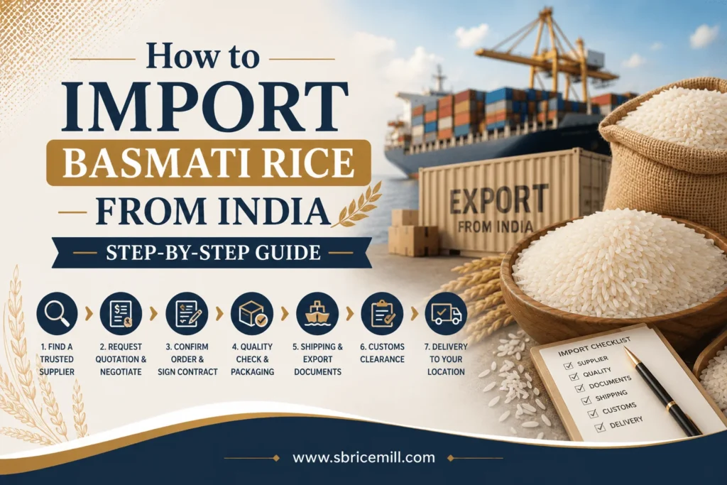 How to Import Basmati Rice from India - Step by Step Guide