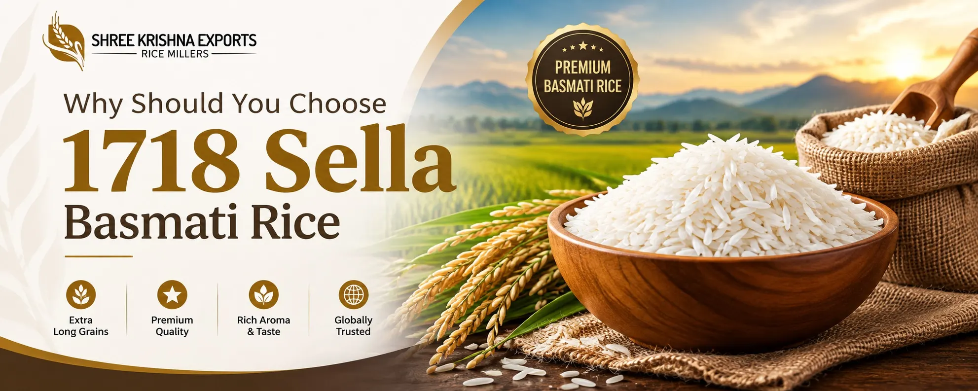 Choose The Best 1718 Sella Basmati Rice Manufacturer